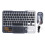 Bluetooth Keyboard Mouse Combo 7 Colors Night Light Wireless Android 1