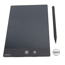 (White) 9,5 Zoll LCD Doodle Board Dual Screen löschbares Zeichenpad Schwarz