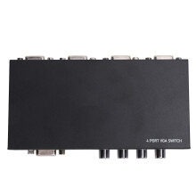 4 in 1 Out 15 Pin VGA Switch 1920x1440 for PC TV Monitor Classroom