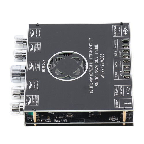 220W x 2 350W BT Amplifier Board 12-38V Guard Control 2