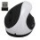 (Red) Ergonomic Wireless Vertical Mouse 2.4G Adjustable DPI White 1