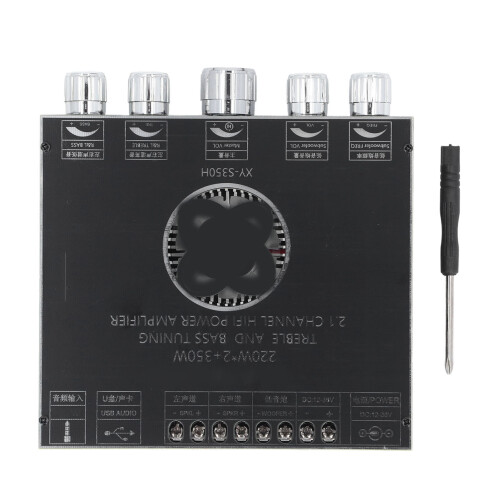 220W x 2 350W BT Amplifier Board 12-38V Guard Control