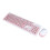 Wireless Keyboard Mouse Combo Punk Style Round Keycap 2