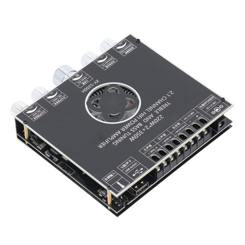 220W x 2 350W BT Amplifier Board 12-38V Guard Control 1