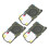 3Pcs Wireless Charging NFC Antenna Flex Cable for Galaxy S9 Plus 4