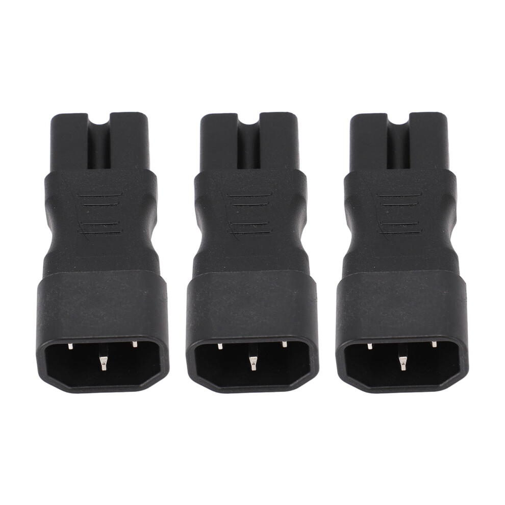 3Pcs Comb Power Adapter C14 To C15 Pvc Copper 250V 10A 2500W 609610510284