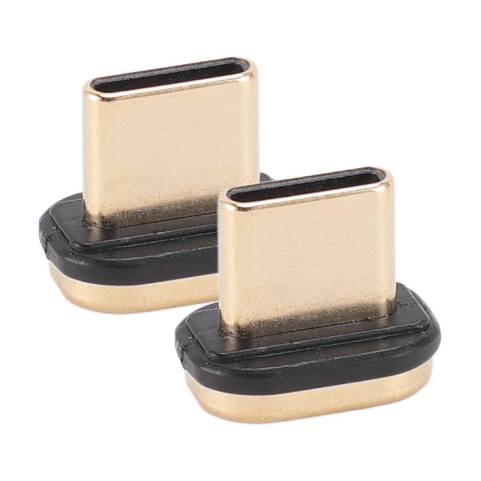 2Pcs Usb C Port Plugs Plated Anti Dust Cap Gold 609610510482