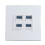 4-Port-Ethernet-Wanddose-USB3.0-5Gbps-86x86mm 3