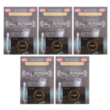 5pcs Phone Signal Booster Stickers for Elevators Tunnels Black Gold