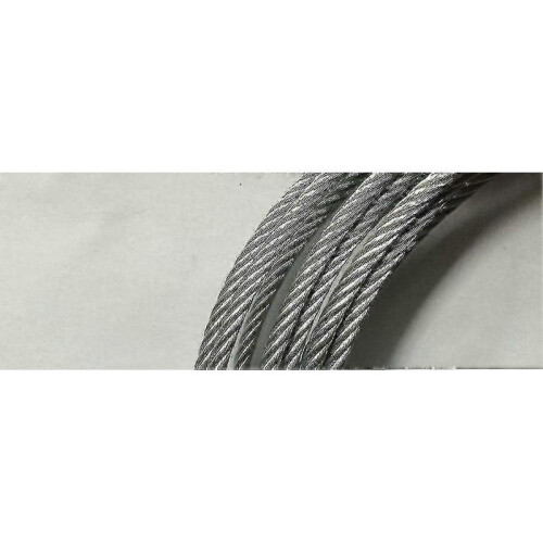 Security garage door extension cable kit galvanized steel braid s hooksp 1
