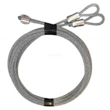 Security garage door extension cable kit galvanized steel braid s hooksp