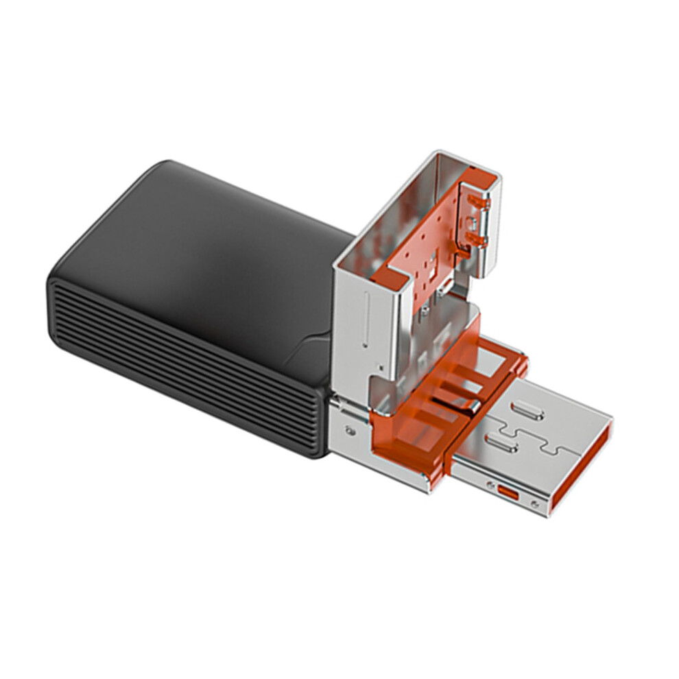 Type C To Microsds Memory Card Reader Includes Usb Adapter For Data Transfer Usb C Connectivity Black 9016109187291