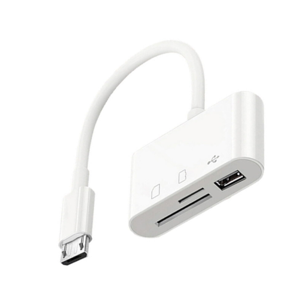 Usb C To Memory Card Reader Usb-C Sd Micro Sd Card Reader Otg Adapter For Smartphones Laptops Pc And Camera Connection 9084446188004