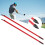 Fiberglas Golf Ausrichtung Sticks 2 Abschnitte 10