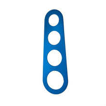 Sturdy Stainless Steel Spaghetti Measurer For Pasta Portion Control Serving Size Guide Blue