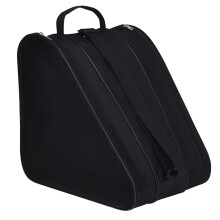 Skate Bag Figure Skating Bag Breathable Thickened Inline Skates Bag With Mesh Side Pockets Shoulder Handheld Black