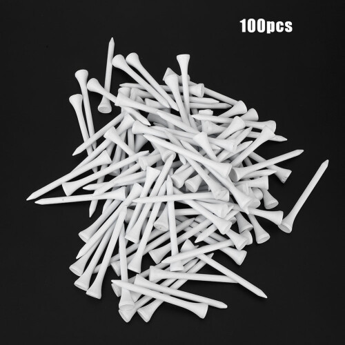 100 Stück 70 mm Holz Golf Tees Trainingspraxis 2