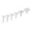 6Pcs Golf Gummi Tee Halter Golf Training Aid für 10