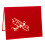 1St 3D Up Grußbotschaft Flugzeugmodell Rot Für Freunde 1