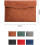 A4 Leather File Folder For Business Documents Red Leather Document Organizer A4 Size Briefcase Style File Bag 5