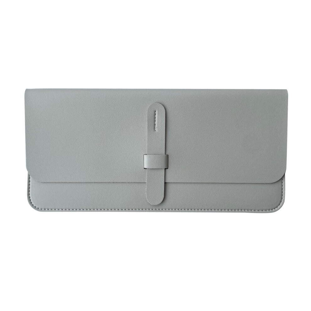Keyboard Case For K380 Keyboard Leather Protective Case Dustproof Shockproof Portable Bag Gray 9393856089734