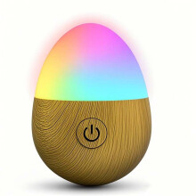 Egg Night Light Touch RGB 7-Colour Change Modes USB Rechargeable LED Night Light Egg Design Bedside Lamp For Kids