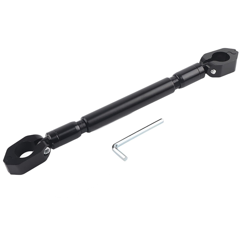 Motorcycle Balance Bar Aluminum Alloy Handlebar Cross Bar For Motorbike Reinforcement, Black 9016109187925