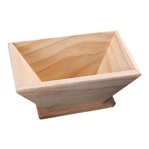 1 Holz viereckige Reisball-Form, -Form, Reispudding-Form 2