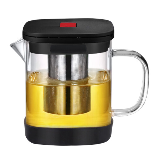600 ml glaskannen aus borosilikatglas mit -filter