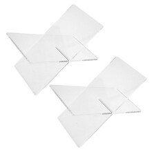 2 pièces - Support de lecture en X, porte-livre multifonctionnel