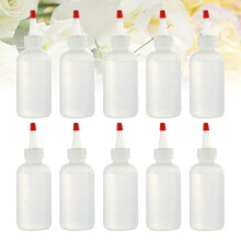 10 120 ml kunststoff-druckflaschen mit für haushalt (weiß)