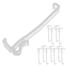 12Pcs Valance Clip For 3.25 Inch Horizontal Blind Installation