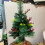 Living And Home Set of 2 Solar-Powered Pre-Lit Artificial Christmas Tree Decorations with Lights 4