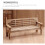 banc de jardin miniature en bois pour maison de décorative 8