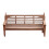 banc de jardin miniature en bois pour maison de décorative 9