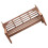 banc de jardin miniature en bois pour maison de décorative 11