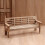 banc de jardin miniature en bois pour maison de décorative 3
