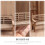 banc de jardin miniature en bois pour maison de décorative 6