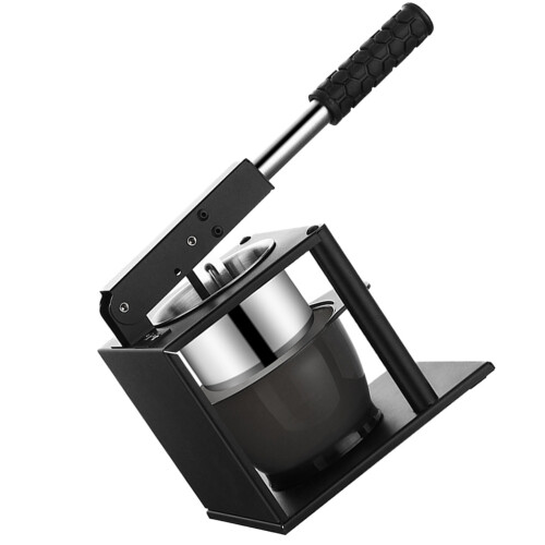 1Pc Manual Fruit Juicer Black Food Grade Plastic Hand Press Squeezer