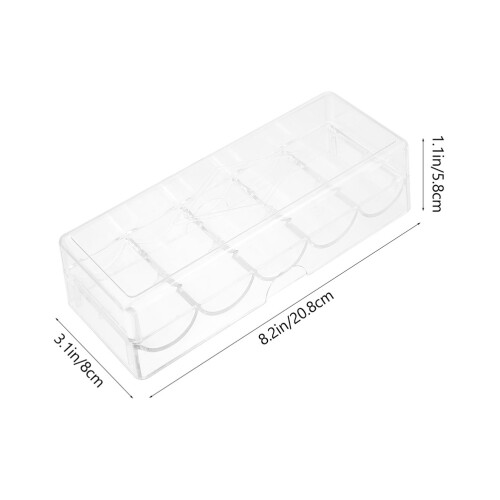 2Pcs Poker Chips Tray With Lids For Storage And Organization 1