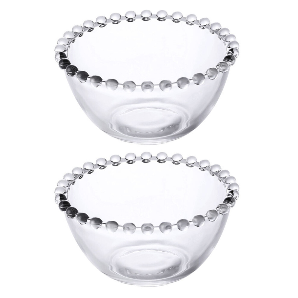 2Pcs Transparent Glass Salad And Dessert Bowl-image-OPC-PKTZTRJ-NEW