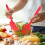 Kitchen Pasta Server Fork Reusable Washable Large Ergonomic Food Fork 10
