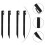 Soil Stabilization Pegs Black Plastic 20pcs 9.6in 8