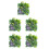5pcs Artificial Grass Wall Panels for Indoor Outdoor Decor 9
