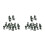 200 Pcs Mini Soldier Model Toy Playset Action Figures 10