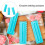 9pcs Cake Smoother Comb Tool for Buttercream Icing 8