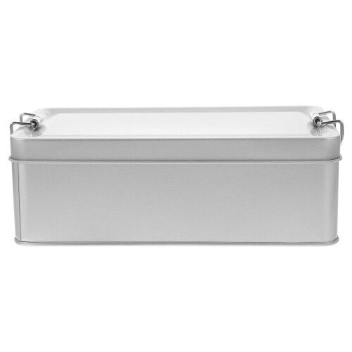 Blank Silver Tinplate Box Multi-Purpose Candy Storage Tin 1