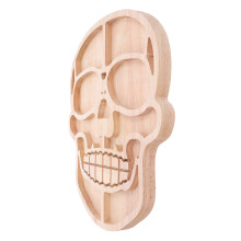 halloween skull wooden charcuterie board serving tray for parties