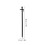Gardening Stakes Metal Practical Design For Tent Fixing 4pcs 2