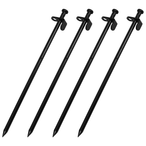Gardening Stakes Metal Practical Design For Tent Fixing 4pcs 2